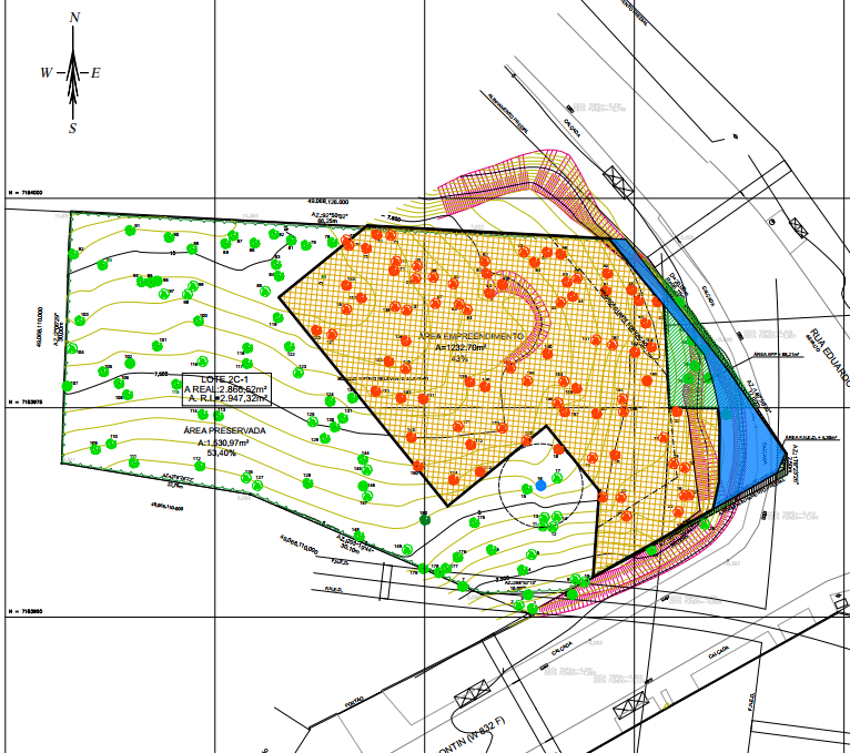 Mapa de regularização fundiária